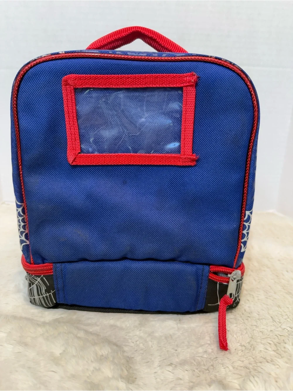 Marvel Spider-Man dual compartment drop bottom lunch box